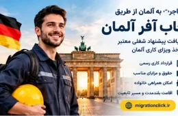 جاب آفر آلمان ۲۰۲۶؛ شرایط، مدارک، حقوق و نحوه دریافت پیشنهاد شغلی
