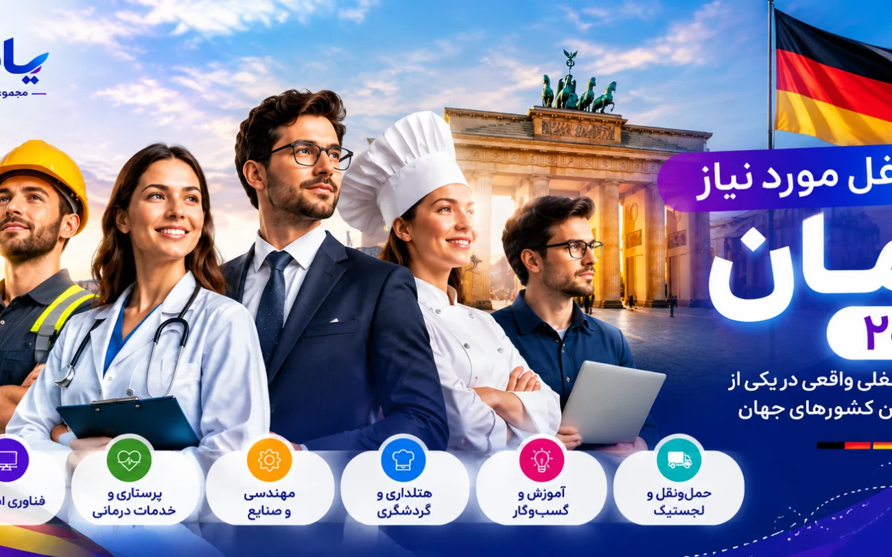 مشاغل مورد نیاز آلمان در سال ۲۰۲۶ و فرصتهای کار برای متخصصان